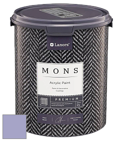 MONS PREMIUM PAINT – 100% акриловая интерьерная краска с шелковистым матовым блеском цвет NCS S 2030-R60B 