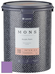 MONS INTERIOR PAINT – 100% акриловая глубоко матовая краска, 3% блеска цвет NCS S 2050-R50B 