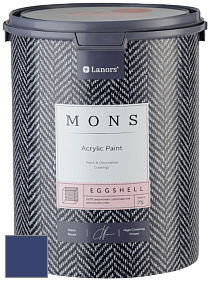 MONS EGGSHELL PAINT – 100% акриловая шелковисто-матовая краска, 7 % блеска цвет NCS S 5540-R70B 