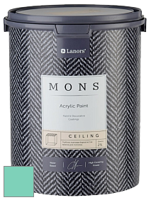 MONS CEILING PAINT – Aбсолютно матовая потолочная краска, 2% блеска цвет NCS S 1040-B80G 