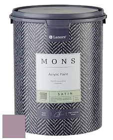 MONS SATIN PAINT – 100% акриловая полуматовая краска, 12% блеска цвет NCS S 3020-R30B 