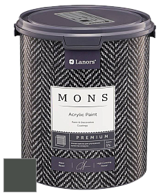 MONS PREMIUM PAINT – 100% акриловая интерьерная краска с шелковистым матовым блеском цвет NCS S 8005-G20Y 