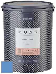 MONS INTERIOR PAINT – 100% акриловая глубоко матовая краска, 3% блеска цвет NCS S 2050-R80B 