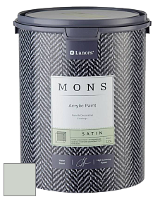 MONS SATIN PAINT – 100% акриловая полуматовая краска, 12% блеска цвет NCS S 1505-G20Y 