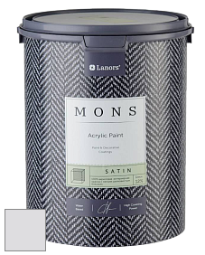 MONS SATIN PAINT – 100% акриловая полуматовая краска, 12% блеска цвет NCS S 1002-R50B 