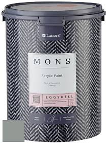 MONS EGGSHELL PAINT – 100% акриловая шелковисто-матовая краска, 7 % блеска цвет NCS S 4005-G 