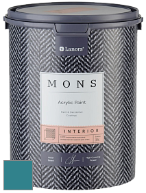 MONS INTERIOR PAINT – 100% акриловая глубоко матовая краска, 3% блеска цвет NCS S 4040-B20G 