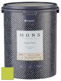 MONS CEILING PAINT – Aбсолютно матовая потолочная краска, 2% блеска цвет NCS S 0565-G50Y 