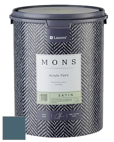 MONS SATIN PAINT – 100% акриловая полуматовая краска, 12% блеска цвет NCS S 6020-B 