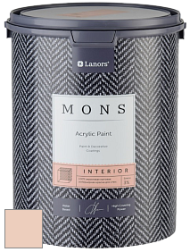 MONS INTERIOR PAINT – 100% акриловая глубоко матовая краска, 3% блеска цвет MONS 70 Ностальгия