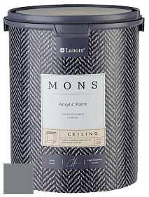 MONS CEILING PAINT – Aбсолютно матовая потолочная краска, 2% блеска цвет NCS S 5502-B 