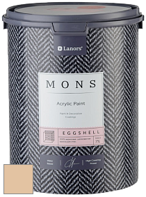 MONS EGGSHELL PAINT – 100% акриловая шелковисто-матовая краска, 7 % блеска цвет NCS S 1515-Y30R 