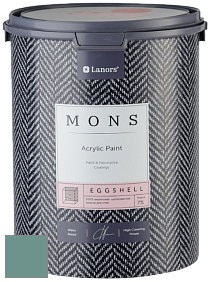 MONS EGGSHELL PAINT – 100% акриловая шелковисто-матовая краска, 7 % блеска цвет NCS S 4020-B70G 