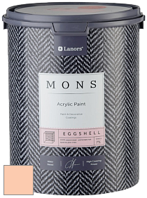 MONS EGGSHELL PAINT – 100% акриловая шелковисто-матовая краска, 7 % блеска цвет NCS S 0520-Y50R 