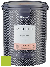 MONS INTERIOR PAINT – 100% акриловая глубоко матовая краска, 3% блеска цвет NCS S 0575-G40Y 