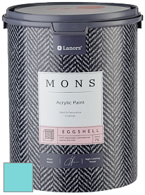 MONS EGGSHELL PAINT – 100% акриловая шелковисто-матовая краска, 7 % блеска цвет NCS S 0540-B30G 