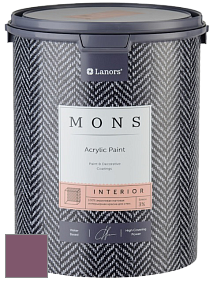 MONS INTERIOR PAINT – 100% акриловая глубоко матовая краска, 3% блеска цвет NCS S 5030-R30B 