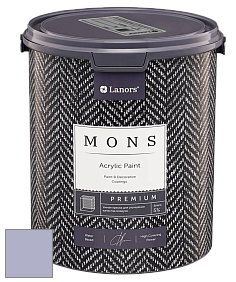 MONS PREMIUM PAINT – 100% акриловая интерьерная краска с шелковистым матовым блеском цвет NCS S 2020-R60B 