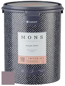 MONS INTERIOR PAINT – 100% акриловая глубоко матовая краска, 3% блеска цвет MONS 84 Дельфиниум