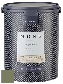 MONS CEILING PAINT – Aбсолютно матовая потолочная краска, 2% блеска цвет NCS S 5020-G50Y 
