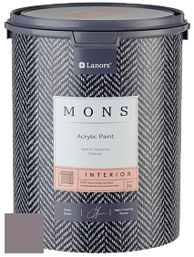 MONS INTERIOR PAINT – 100% акриловая глубоко матовая краска, 3% блеска цвет NCS S 5010-R30B 