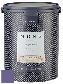 MONS CEILING PAINT – Aбсолютно матовая потолочная краска, 2% блеска цвет NCS S 4040-R60B 