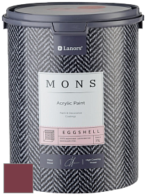 MONS EGGSHELL PAINT – 100% акриловая шелковисто-матовая краска, 7 % блеска цвет NCS S 4050-R10B 