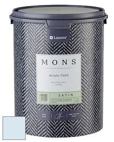 MONS SATIN PAINT – 100% акриловая полуматовая краска, 12% блеска цвет NCS S 0510-R90B 