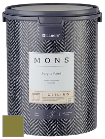 MONS CEILING PAINT – Aбсолютно матовая потолочная краска, 2% блеска цвет NCS S 4050-G60Y 