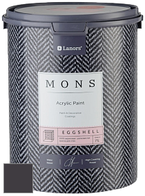 MONS EGGSHELL PAINT – 100% акриловая шелковисто-матовая краска, 7 % блеска цвет NCS S 8505-R50B 