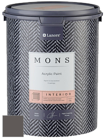 MONS INTERIOR PAINT – 100% акриловая глубоко матовая краска, 3% блеска цвет MONS 133 Смятение