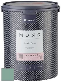 MONS EGGSHELL PAINT – 100% акриловая шелковисто-матовая краска, 7 % блеска цвет NCS S 3020-B90G 