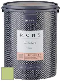 MONS INTERIOR PAINT – 100% акриловая глубоко матовая краска, 3% блеска цвет NCS S 1040-G40Y 