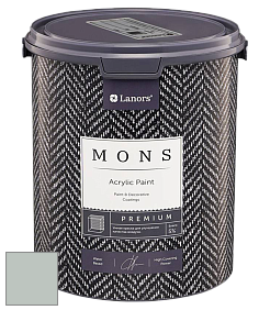 MONS PREMIUM PAINT – 100% акриловая интерьерная краска с шелковистым матовым блеском цвет NCS S 2005-G 