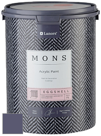 MONS EGGSHELL PAINT – 100% акриловая шелковисто-матовая краска, 7 % блеска цвет NCS S 6020-R60B 