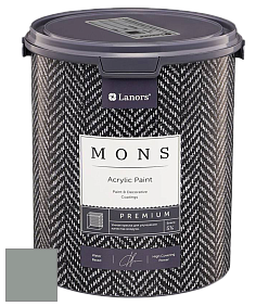 MONS PREMIUM PAINT – 100% акриловая интерьерная краска с шелковистым матовым блеском цвет NCS S 4005-G 