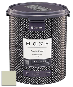 MONS PREMIUM PAINT – 100% акриловая интерьерная краска с шелковистым матовым блеском цвет NCS S 1510-G60Y 