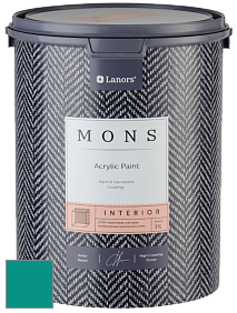 MONS INTERIOR PAINT – 100% акриловая глубоко матовая краска, 3% блеска цвет NCS S 3050-B60G 