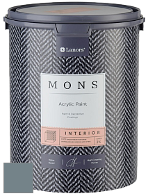 MONS INTERIOR PAINT – 100% акриловая глубоко матовая краска, 3% блеска цвет NCS S 5010-B10G 
