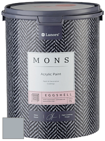 MONS EGGSHELL PAINT – 100% акриловая шелковисто-матовая краска, 7 % блеска цвет NCS S 3005-R80B 