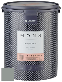 MONS INTERIOR PAINT – 100% акриловая глубоко матовая краска, 3% блеска цвет NCS S 4005-G 