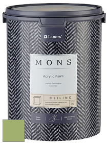 MONS CEILING PAINT – Aбсолютно матовая потолочная краска, 2% блеска цвет NCS S 2040-G40Y 