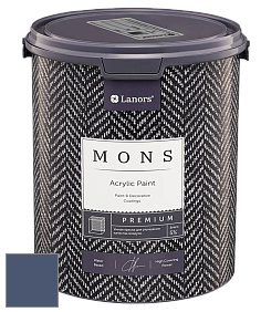 MONS PREMIUM PAINT – 100% акриловая интерьерная краска с шелковистым матовым блеском цвет MONS 88 Звездное небо