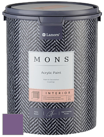 MONS INTERIOR PAINT – 100% акриловая глубоко матовая краска, 3% блеска цвет NCS S 4040-R50B 