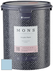 MONS EGGSHELL PAINT – 100% акриловая шелковисто-матовая краска, 7 % блеска цвет NCS S 1020-R90B 