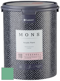MONS EGGSHELL PAINT – 100% акриловая шелковисто-матовая краска, 7 % блеска цвет NCS S 2040-G 