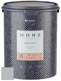 MONS INTERIOR PAINT – 100% акриловая глубоко матовая краска, 3% блеска цвет NCS S 2502-B50G 