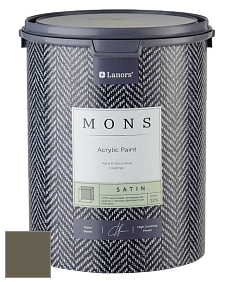 MONS SATIN PAINT – 100% акриловая полуматовая краска, 12% блеска цвет NCS S 7010-G90Y 