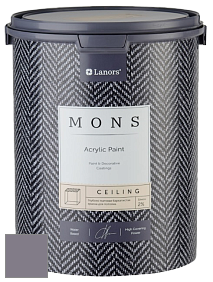 MONS CEILING PAINT – Aбсолютно матовая потолочная краска, 2% блеска цвет NCS S 5010-R50B 