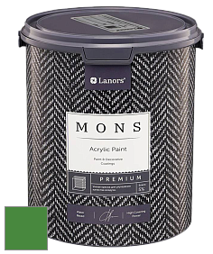 MONS PREMIUM PAINT – 100% акриловая интерьерная краска с шелковистым матовым блеском цвет NCS S 2570-G20Y 
